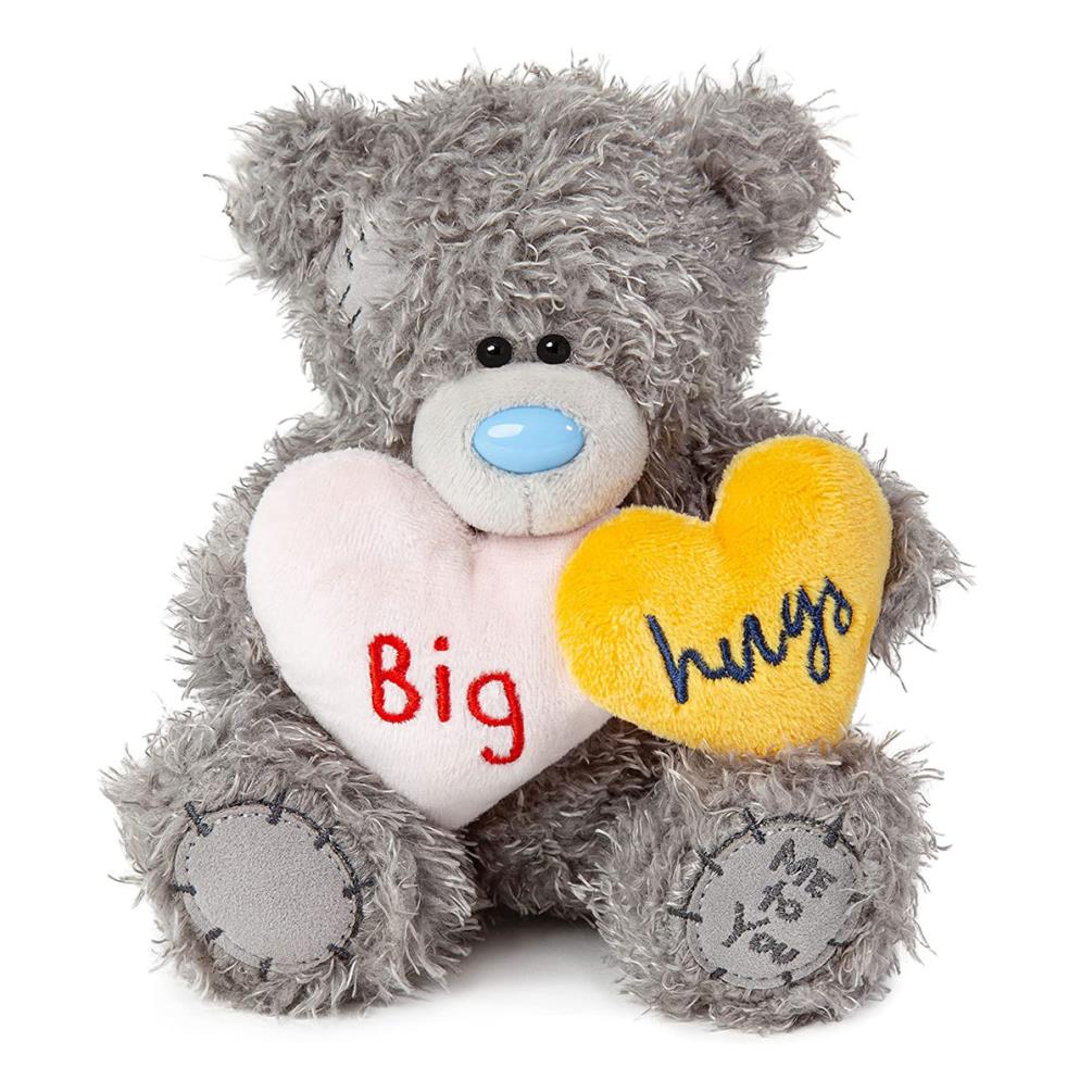 7" Big Hugs Hearts Me to You Bear Extra Image 1